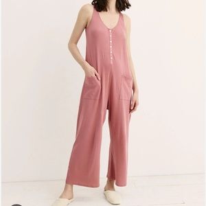 24/7 Feeding Jumpsuit - Antique Rose